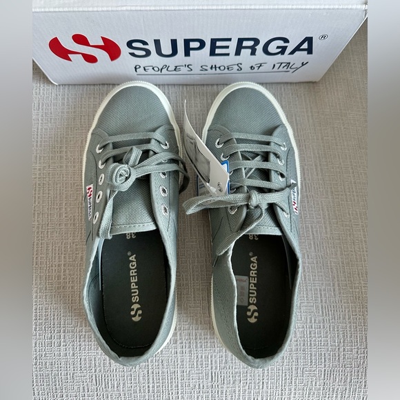 NWT Superga 2750 Cotu Classic Sneakers in Grey - Picture 2 of 6